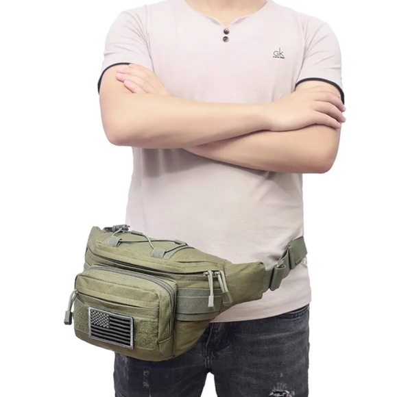 Vintage Other - Tactical Military EdC Multi Pocket Waist Crossbody Army Fanny Bag